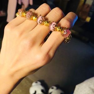 Hardly wear 18k gold plated  bracelet